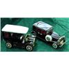 Image 2 : 3 Tin Toy Vehicles; Remote Control Fire Chief Car With Box, Friction Rolls Royce And Jalopy