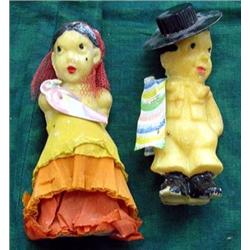 Pair Of Vintage Figural Soaps - Spanish Dancers