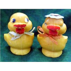 Pair Of Vintage Figural Soaps - Ducks