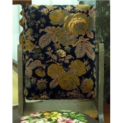 Oak Upholstered Swivel Footrest