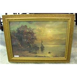 Original Sailboat Framed Print - T. M. Company