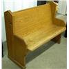 Image 1 : Small Old Oak Church Pew