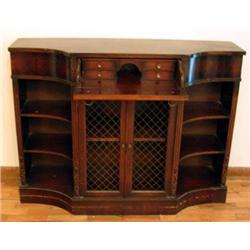 Mahogany Bookshelf/Secretary