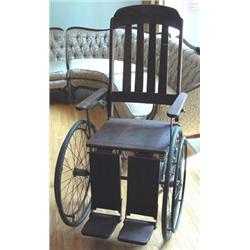 Vintage Oak High-back Wheelchair