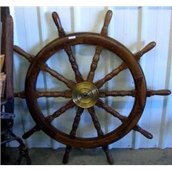 Ship's Wheel, 4ft Diameter-Brought From Vietnam
