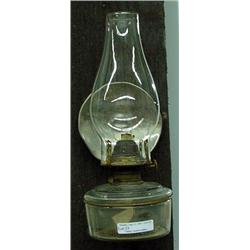 P & A Mfg Co. Bracket Lamp With Reflector, 19th Century