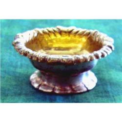 Tiffany Signed And Numbered Gold And Sterling Open Salt