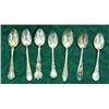 Image 1 : 7 Sterling Souvenir Spoons