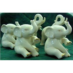 5 Lenox Elephant Figurines