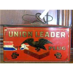 Union Leader Tobacco Tin Lunchpail