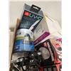 Image 1 : Assorted lights, portable disinfectant etc