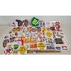 Image 1 : JOB LOT - GAS COMPANY STICKERS & DECALS - SEE ALL PICS