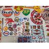 Image 2 : JOB LOT - GAS COMPANY STICKERS & DECALS - SEE ALL PICS