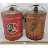Image 1 : LOT OF 2 - B/A 5 GAL FUEL CANS