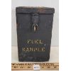 Image 1 : CANADIAN NATIONAL EXPRESS FUEL SAMPLE BOX W/ WIDE MOUTH MASON JAR