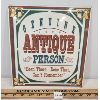 GENUINE ANTIQUE PERSON SSP SIGN - REPRO