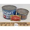 Image 1 : LOT OF 3 - COFFEE & LICORICE TINS - INCL MAXWELL, CHASE & SANBORN 