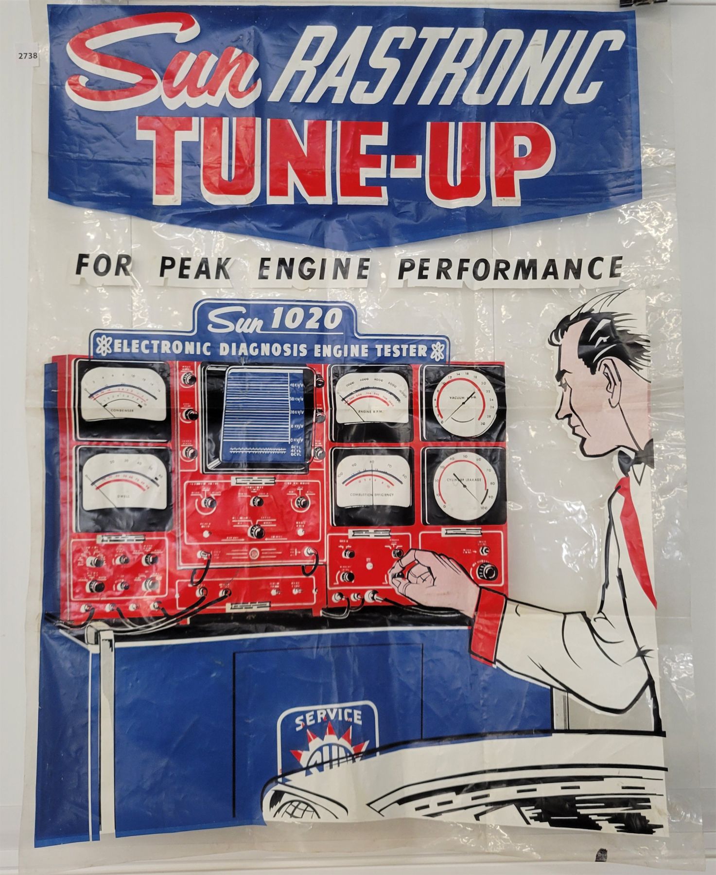 SUN RASTRONIC TUNE-UP WINDOW ADVERTISEMENT