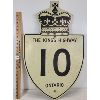 Image 1 : THE KING'S HIGHWAY 10 ONTARIO METAL SIGN