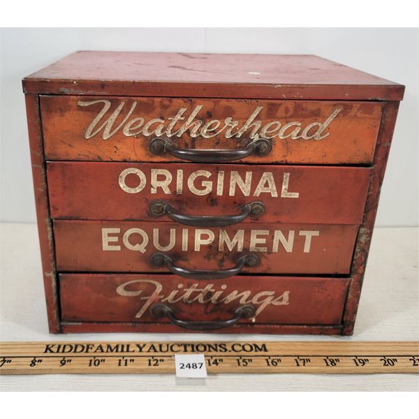 WEATHERHEAD 4 DRAWER METAL COUNTERTOP CABINET