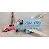 Image 3 : LOT OF 2 - MATTEL BARBIE JUMBO JET & CORVETTE