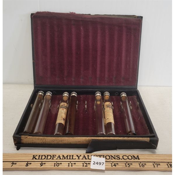 EN-AR-CO SALESMAN SAMPLE TUBES W/ CASE