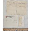 Image 1 : LOT OF 4 - RED INDIAN ENVELOPES & RECEIPTS