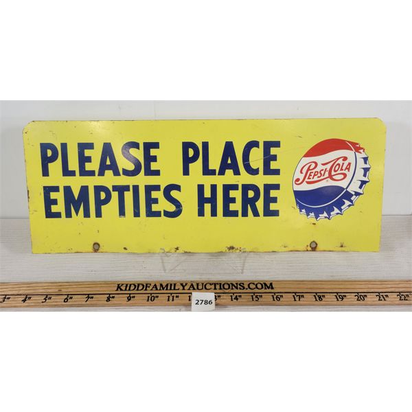 SST PEPSI-COLA SIGN