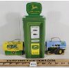Image 2 : LOT OF 3 - JOHN DEERE TIN BOXES & GASOLINE PUMP BANK 