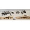 Image 1 : LOT OF 4 - JOHN DEERE PEWTER COLLECTION TRACTORS