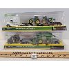 Image 1 : LOT OF 2 - JOHN DEERE HAULER SEMI W/ FARM EQUIP. 