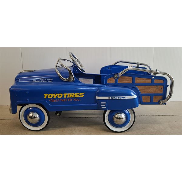 TOYO TIRES METAL PEDAL CAR 