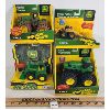 Image 1 : LOT OF 4 - JOHN DEERE ERTL POWER PULLS - TRACTORS - REV RUMBLERS 