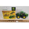 Image 2 : LOT OF 4 - JOHN DEERE BASEBALL CAPS & TRACTORS - ERTL 