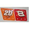Image 1 : LOT OF 2 - NASCAR PIT SIGNS - INCL EARNHARDT JR & STEWART