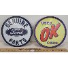 Image 1 : LOT OF 2 - GENUINE FORD PARTS & USED OK CARS SST SIGNS 