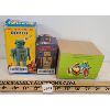 Image 2 : LOT OF 3 - WIND UP TIN TOYS - INCL MECHANICAL ROBOTS - REPRO 