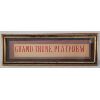Image 1 : GRAND TRUNK PLATFORM FRAMED PAPER SIGN