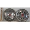 Image 3 : LOT OF 4 - HUB CAPS - INCL MERCURY & CHEVROLET BEL AIR 