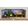 Image 1 : ERTL JOHN DEERE DIECAST TRACTOR W/ TRAILER - NIB