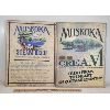 LOT OF 2 - MUSKOKA CREAM & STEAM BEER PLAQUE WOOD SIGNS