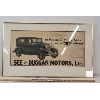 Image 1 : 1932 FORD FORDOR V-8 AD FOR SEE & DUGGAN MOTORS 