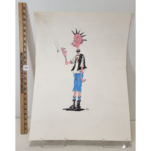 PUNK POSTER - SIGNED BY OPA