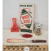 Image 1 : LOT OF 5 - WHITE ROSE 1930'S MAP, COIN BANK & ICE SCRAPER, ETC. 