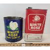 Image 1 : LOT OF 2 - WHITE ROSE 1 GAL CANS - INCL ANTI-FREEZE & OIL