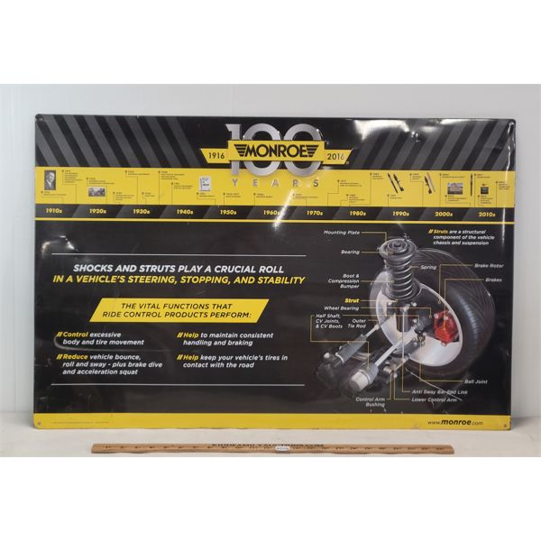 MONROE FRONT SUSPENSION SIGN