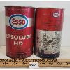 Image 3 : LOT OF 2 - ESSO AVIATION & ESSOLUBE HD 1 QT OIL CANS
