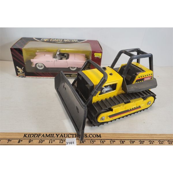 LOT OF 2 - AMERICAN MUSCLE THUNDERBIRD - TONKA BULLDOZER