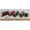 Image 1 : LOT OF 5 - CAST TRAIN & TRAIN CARS