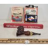 Image 1 : LOT OF 4 - WINSTON FILTER SEPARATOR - MAGNETIC PIPE HOLDER & AFTER SHAVE DECANTER, ETC.